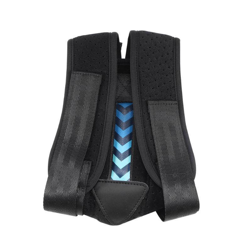 

Braces Supports Belt Adjustable Back Posture Corrector Clavicle Spine Back Shoulder Lumbar Brace Support Belt Posture Correction, Blue