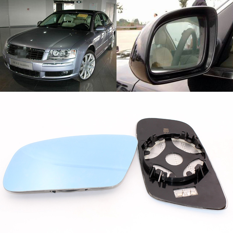 

For Audi A8 large field of vision blue mirror anti car rearview mirror heating modified wide-angle reflective reversing le