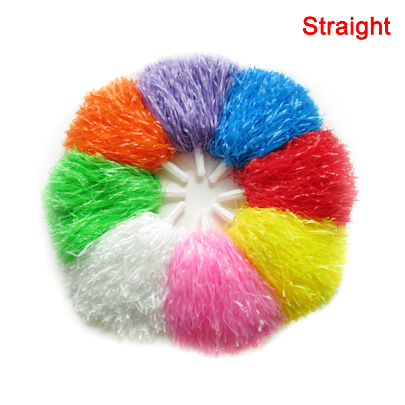 

NEW 2pcs Girls Cheerleader Pom Poms Cheerleading Cheer Dance Party Club Decor