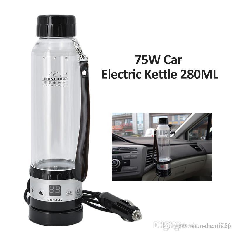 Calentador De Agua Port/átil Del Coche 1000ML De La Caldera Del Viaje Del Coche Caliente 12V Para La M/áquina De Gran Capacidad Del Del Caf/é Del T/é Blanco, 12V