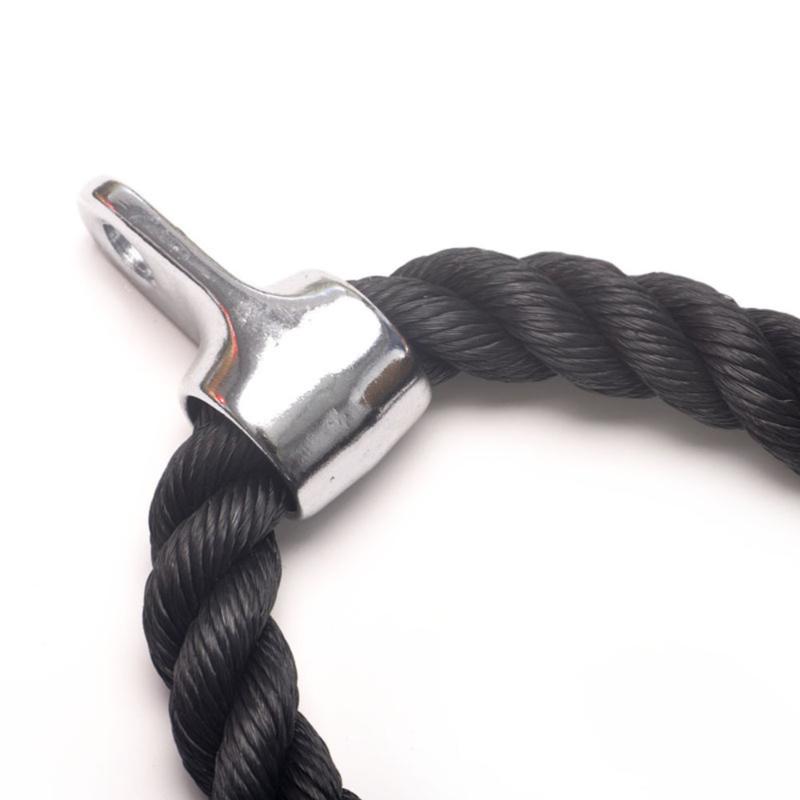 

Triceps Gym Cable Push up Pull Down Arm Rope Press Bar Cable Attachment for Workout Fitness Body Building Gym Equipment (Black)