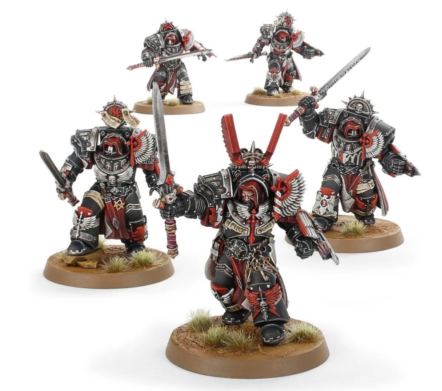 

Resin Model Dark Angels Legion Inner Circle Knights Cenobium figure Free Shipping