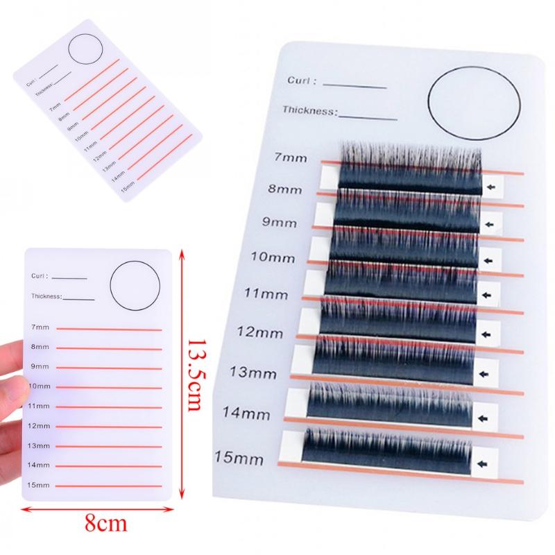 

1Pcs Eyelash Acrylic Pallet Holder Eyelash Extension Tools Lash Individual Volume Eyelashes Makeup Tools Glue Holder