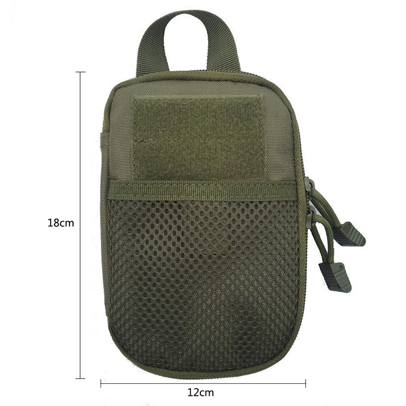 

Outdoor CS equipment accessory bag camouflage small pocket molle tactical bag mobile phone accessories package, Mc