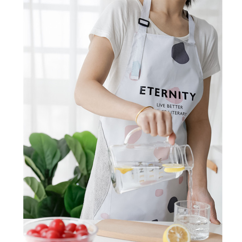 

New Arrival Aprons Morandi Color Men Women Simple Fashion Cooking Kitchen Restaurant Bib Apron Dress with Pocket