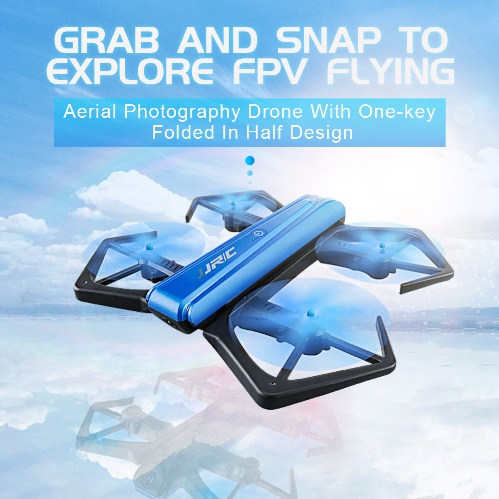 JJRC H43WH Mini Drone with Camera Folded RC Quadcopter Headless HD 720P Helicopter Altitude Hold VS H37-image-498276300