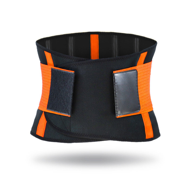 

Back Protectors Sports fitness back adult men and women support waist elastic plastic, Orange