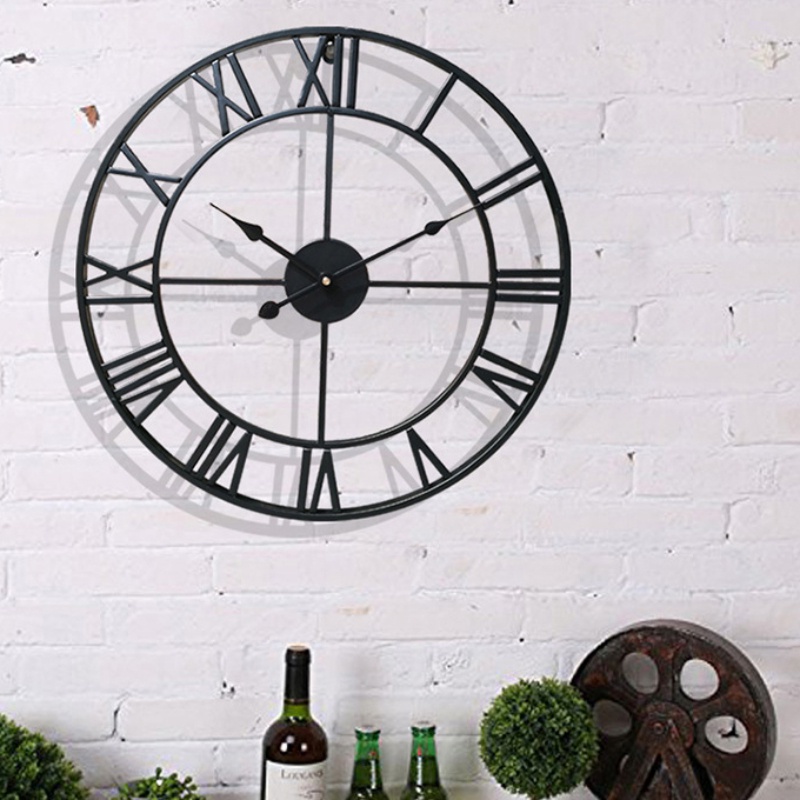 

40cm 47cm European-style clock retro clock creative living room wall decoration wall Home Decoration hot