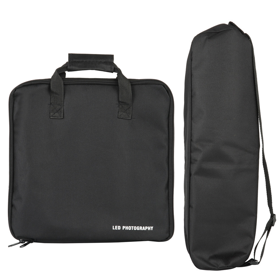 

Portable Carrying Bag Protective Case For 10/12inch LED Selfie Ring Light & Tripod Stand Durable Nylon Light Weight Photography Bag Kits