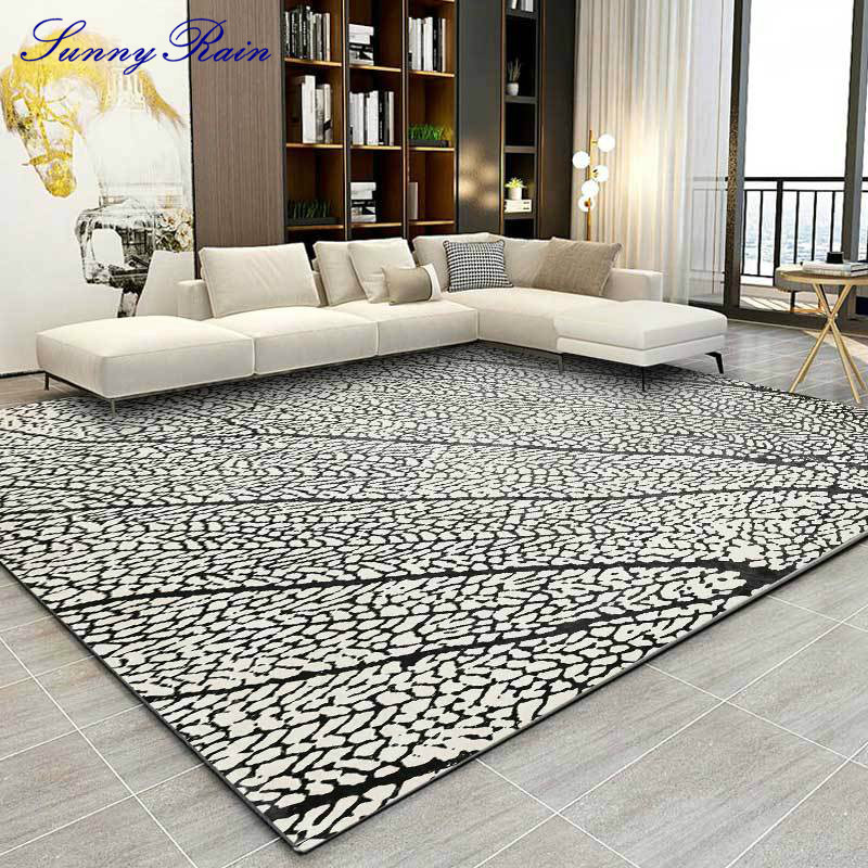 

SunnyRain 1-piece Carpets for Living Room Bedroom Large Area Rugs Washable, 01