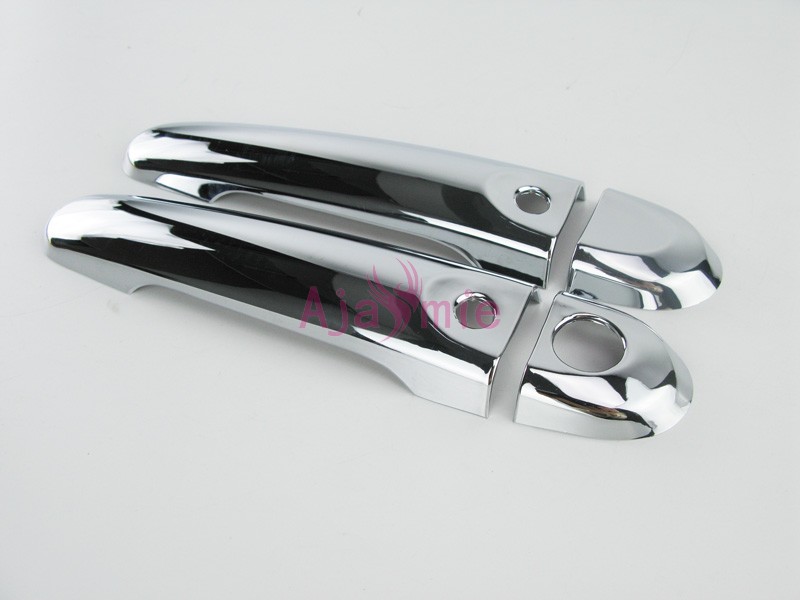 

For Nissan Juke Door Handle Cover With Smart hole 2011 2012 2013 2014 2015 2016 2017 ABS 2pcs Chrome Detector Car Styling Accessories