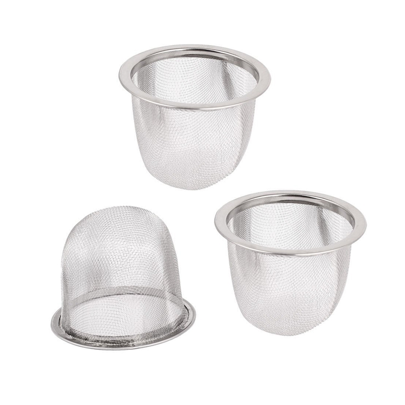 

Stainless steel mesh brewing unit leaves strainer 70 mm diameter 3pcs