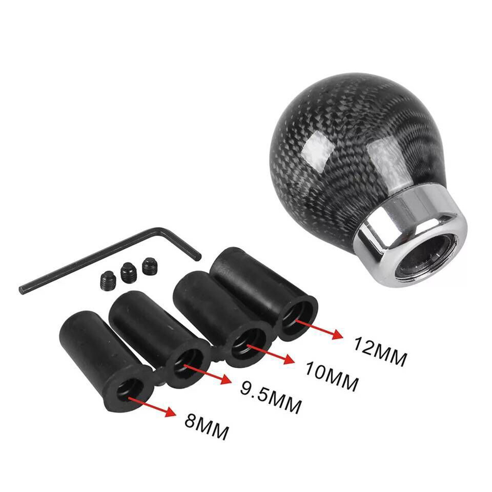 12/ mm 10/ mm Spring testa del bastone pomello del cambio a leva con 3/ adattatori 8/ mm Universale manuale 5/ velocit/à pomello del cambio per auto