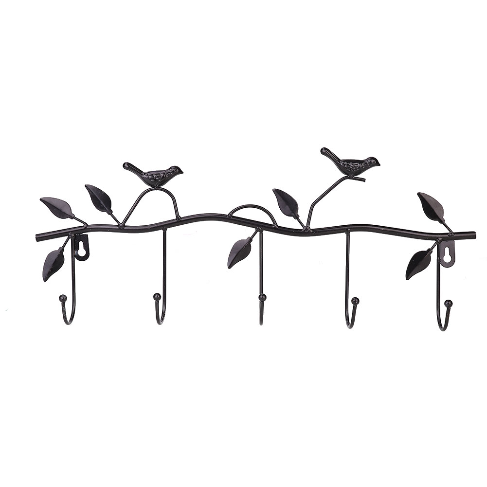 

Metal Hook Hanger Bird Style Kitchen Wall Door Coat/Hat/Bag Organizer Decor