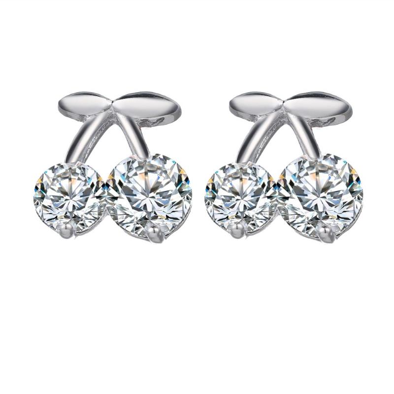 

Bettyue New Arrival Cute Cherry Appearance Two Colors Ingenious Earring For Female First Choice In Party Charming Decoration