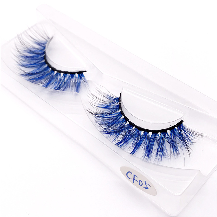

16 style 5D colorful Mink Hair gradient color Fake Eyelash Thick mink HAIR false eyelashes natural Extension fake Eyelashes 120 sets