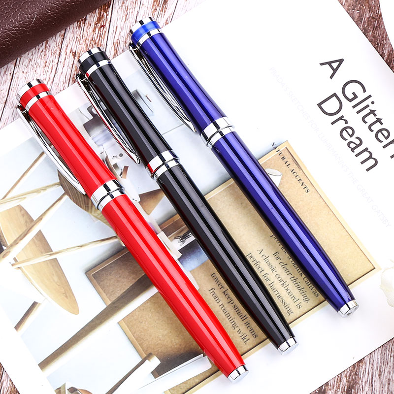 

Novelty Metal Business Personalize Gel Pen Office Roller Ball Pens Signature Writting School Stationary Gifts Custom