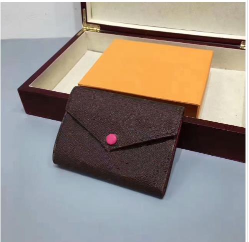 Designer portefeuille conception bouton portefeuille de la mode féminine portefeuille court des femmes de luxe de style américain l fleur modèle