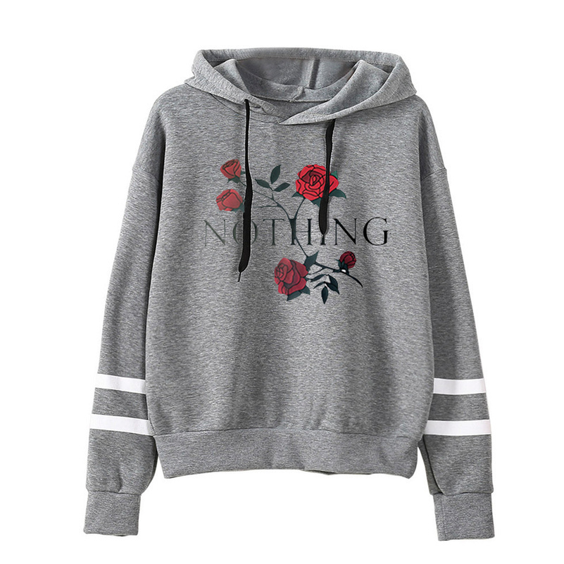

Women' Hoodies & Sweatshirts 2021 Women Casual Kawaii Fashion Punk For Girls Clothing European Tops Korean, Gray