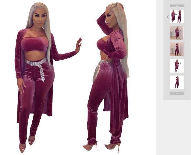 velour leisure suit