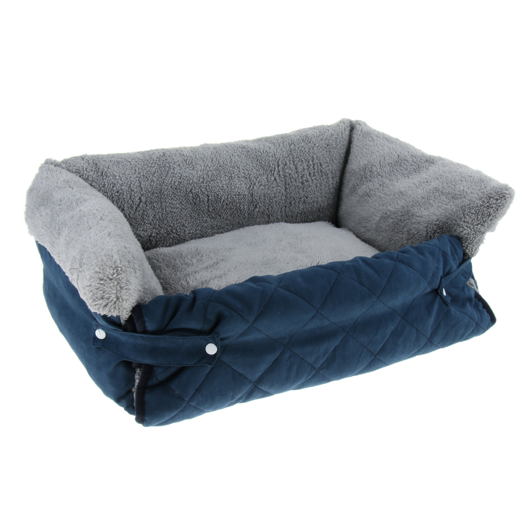 

pet cat dog kennel sofa sleeping bed house cave bed warm puppy nest mat