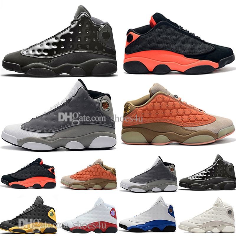 

Wholesale 13 13s Cap And Gown Terracotta Blush Mens Basketball Shoes Ivory Hologram Barons Flints Bred Men Sports Sneakers Designer Trainers, #01