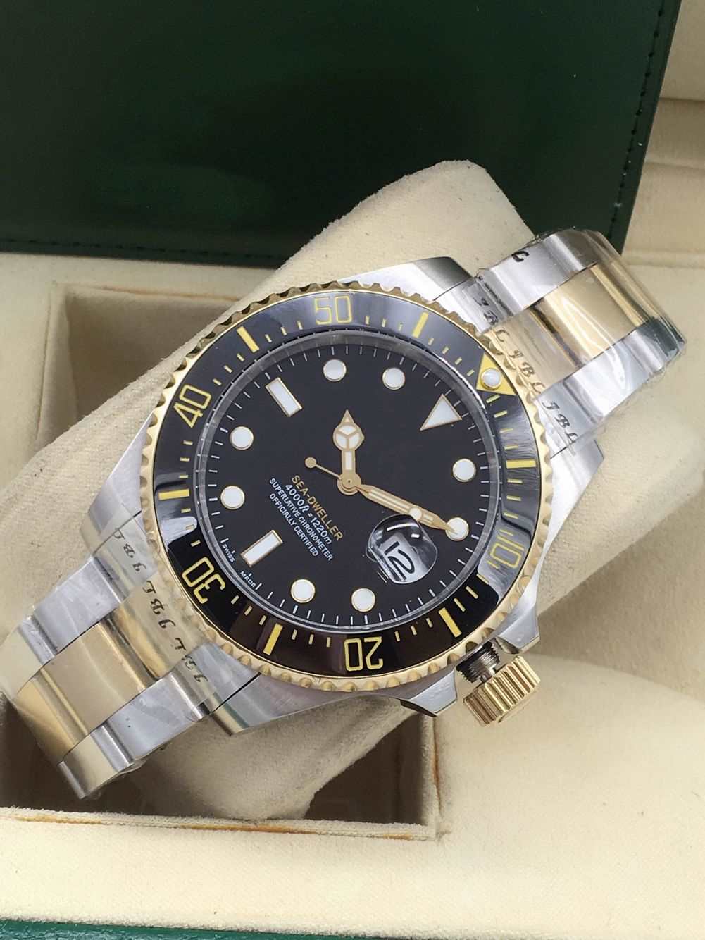 

New Luxury SEA-DWELLER D-blue 43mm Mens Watch Automatic Movement Mechanical Ceramic Bezel Sapphire Men DEEP Watches Wristwatches btime