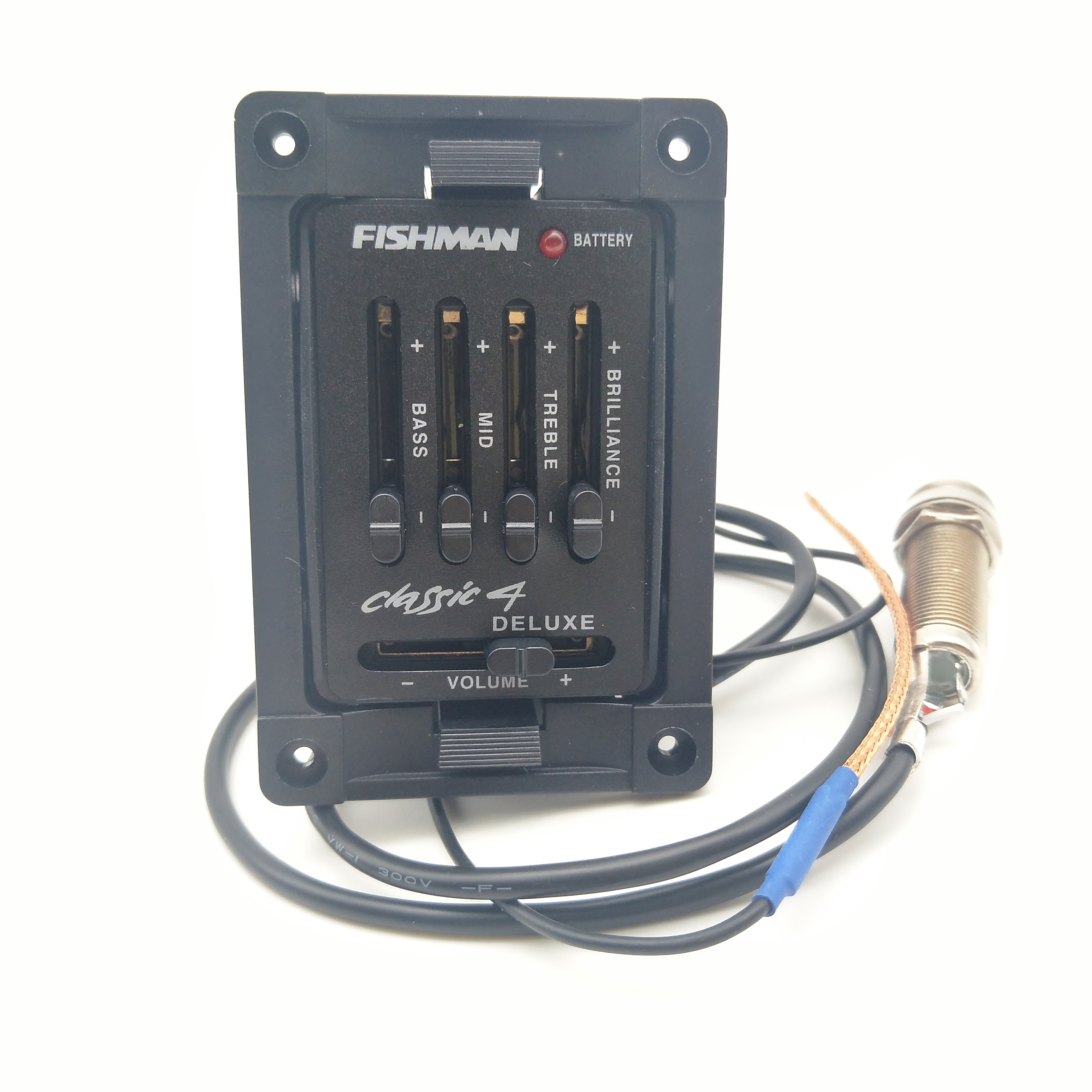 

Guitar Pickups Fishman Classic 4 Deluxe Acoustic Guitar Preamp Pickups In Stock