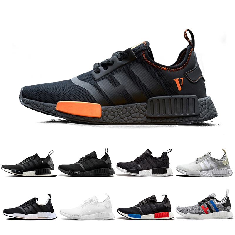 

2019 36-47 Military Green R1 Cheap atmos Bred Running Shoes Tri-Color Men Women Red Marble Thunder Sports Trainer Sneakers atmos, White;red
