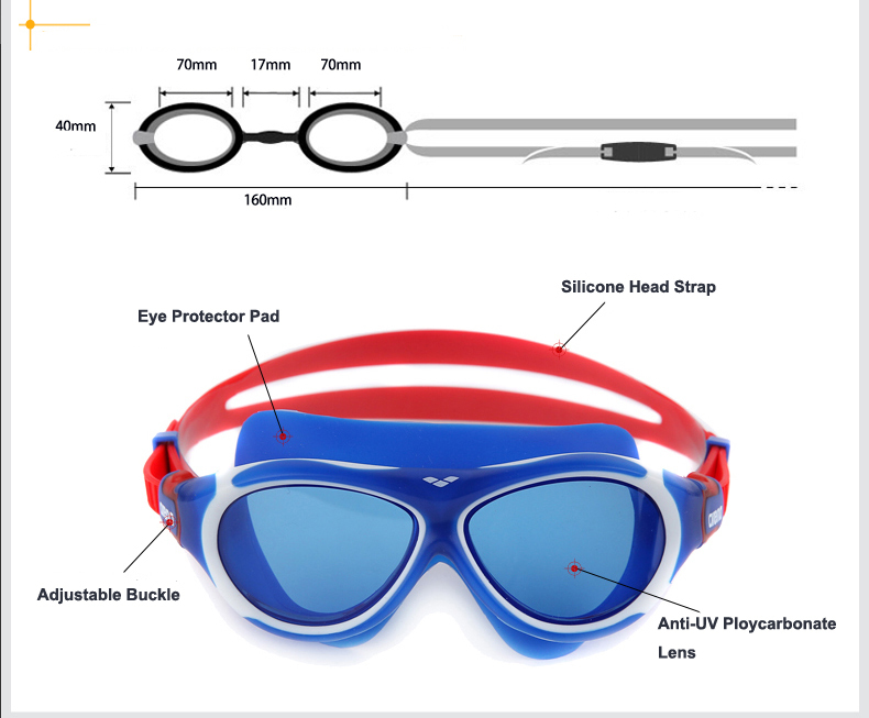 gafas de natacion arena para niños