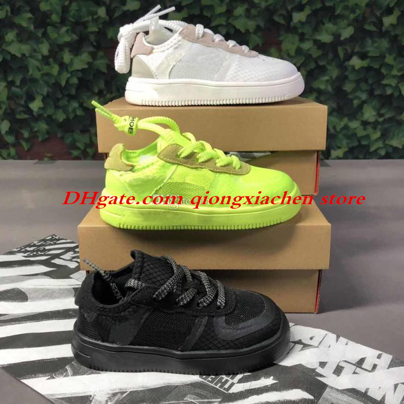 

Hot Desinger Kids Running Shoes Children Outdoor Sneakers Boy & Girl Trainer Baby Shoes Sports Toddler Calzado para niños White Volt, Pic 2