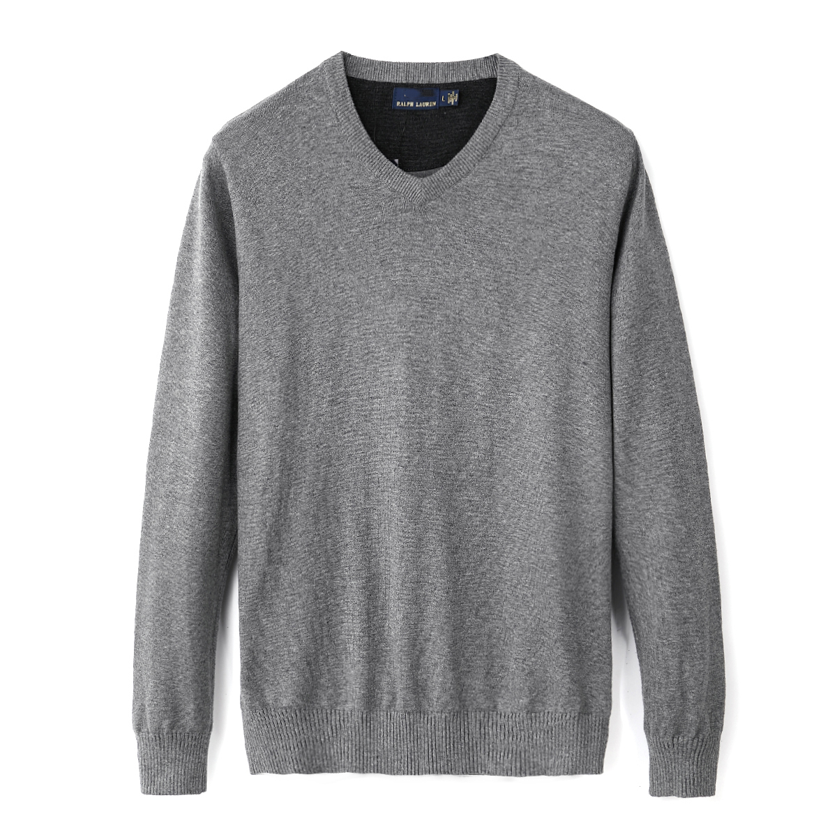 

mens designer Fall Winter New Casual V-Neck Men' Polo Sweater Brand Sweater 100% Cotton Pullover Men' Sweaters Free hotKLJ, Black