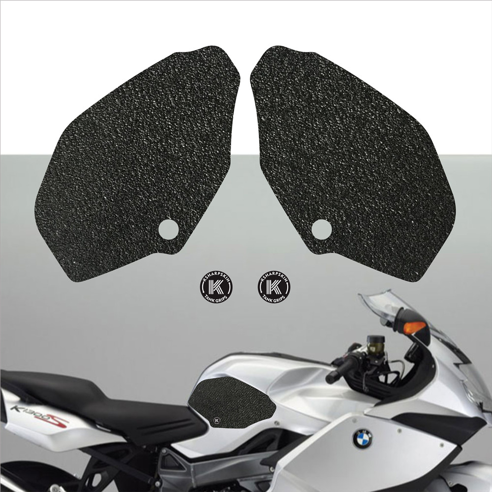

Motorcycle fuel tank non-slip stickers body waterproof side pad knee protection decals suitable for BMW 03-09 K1200 S 09-16 k1300, K-tg01-081-cle