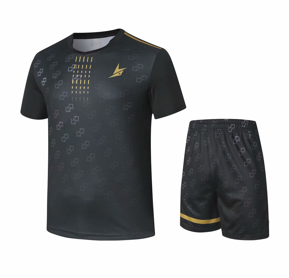 

New badminton suit men's and women's badminton T-shirt Lin Dan same short sleeve badminton shirt + shorts, Women yellow a shirt