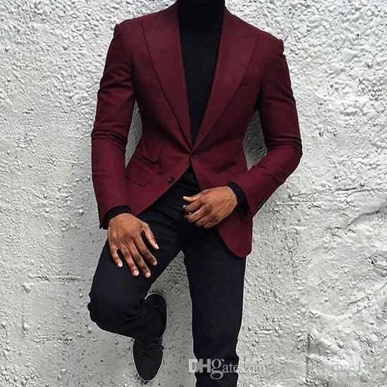 

Popular Two Buttons Groomsmen Peak Lapel Groom Tuxedos Groomsmen Best Man Suit Mens Wedding Suits Bridegroom (Jacket+Pants+Tie) B328, Same as image