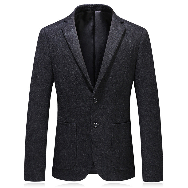 

Jacket spring new men's suit blazer plaid business casual single-breasted suit blazer fashion slim men's jacket, Picture color 2