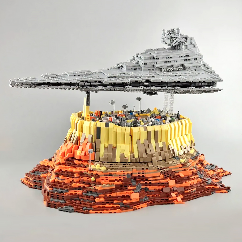 

IN STOCK 90007 5098Pcs Series The Empire over Jedha City Model Building Blocks Bricks Kids Toys Christmas gift