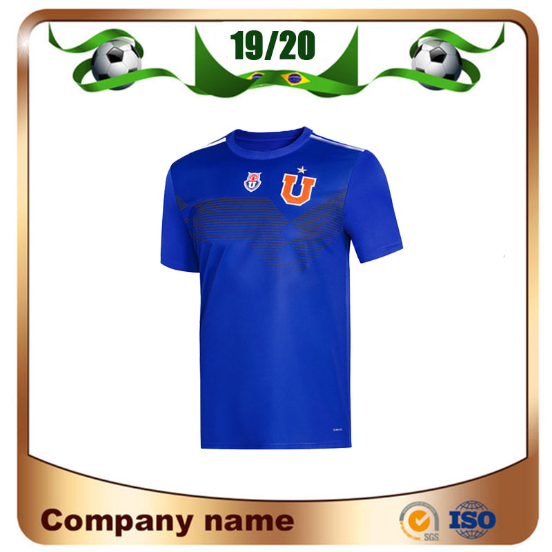 

19/20 Universidad de Chile 70 Years soccer jerseys 2020 Blue HENRIQUEZ BEAUSEJOUR 70th Shirt UBILLA football uniform Sale