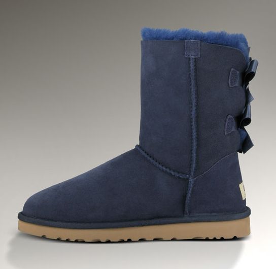 

Hot Sale-ow boots thick leather bow in the tube snow boots cotton shoes, Grey