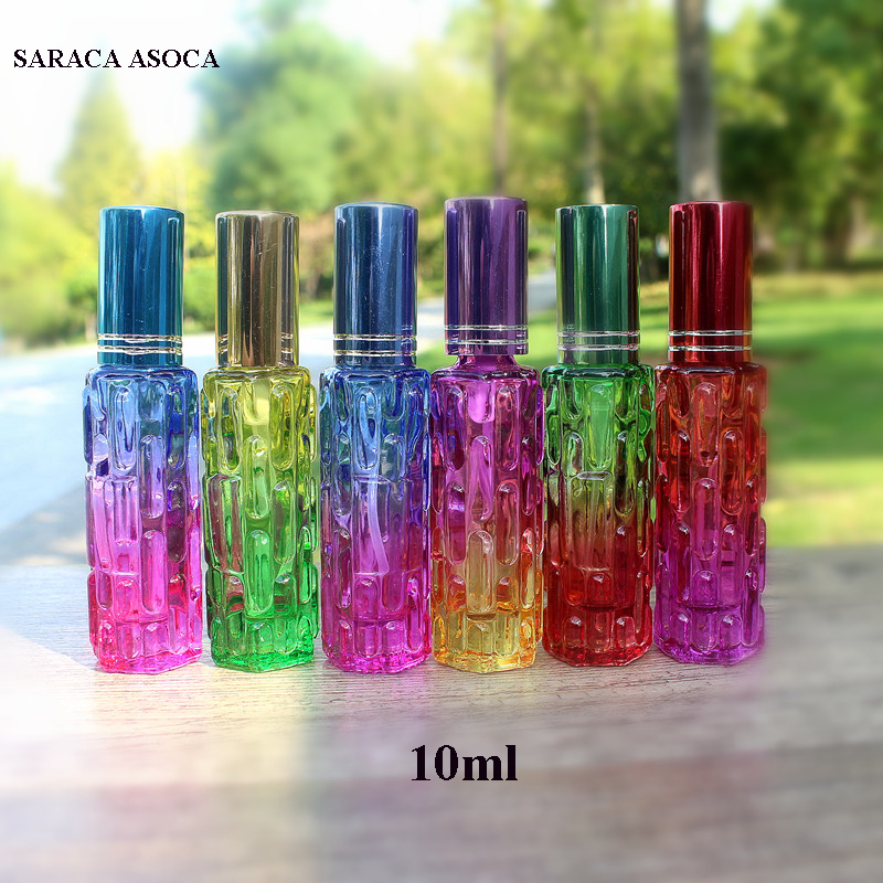 

30pcs/lot Glass Perfume Bottle 10ml Spray Bottles Empty Small Portable Travel Refillable Bottles