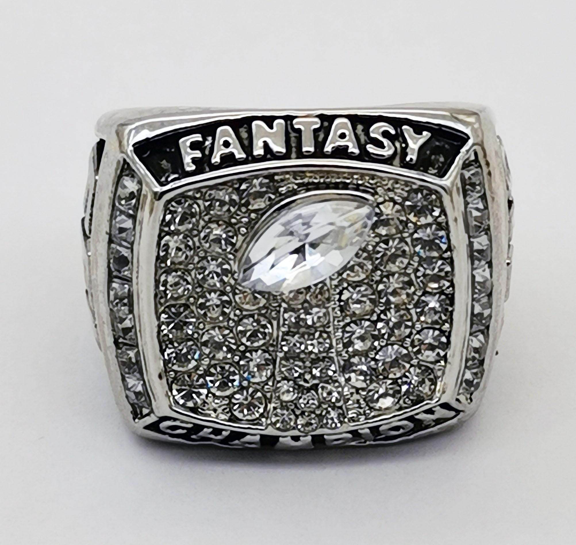 

personal collection football championship ring with collectors display case