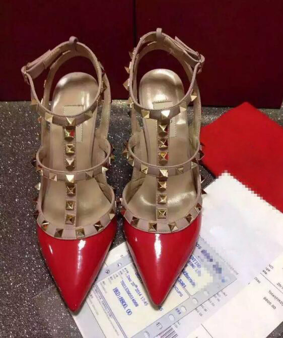 Patent leather Red