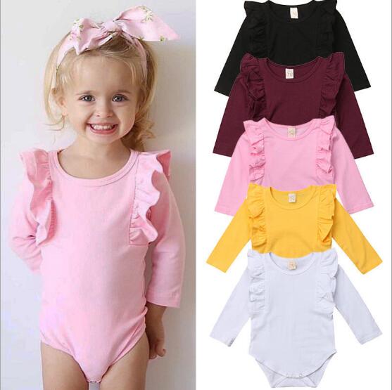 baby girl onesies with ruffles