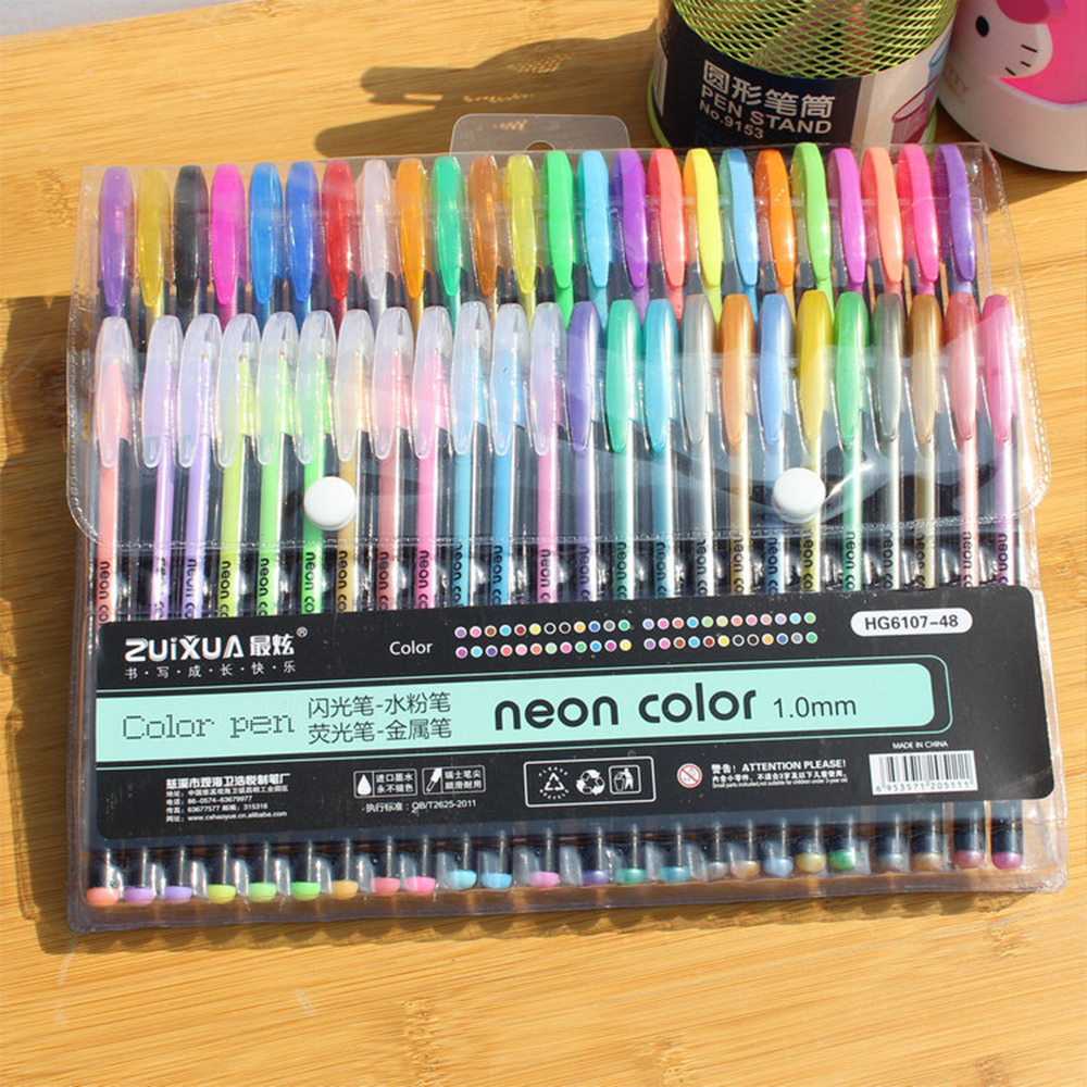watercolor gel pens