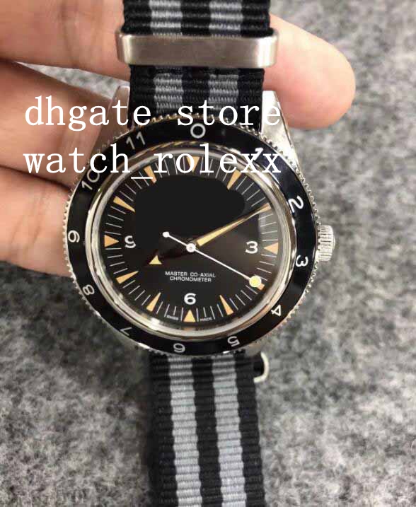 

Men's Mechanical 41MM ETA Cal.8400 Movement James Bond Spectre 007 Skyfall Ceramic Bezel Spectre Watches Gauss Master Wristwatches, Black