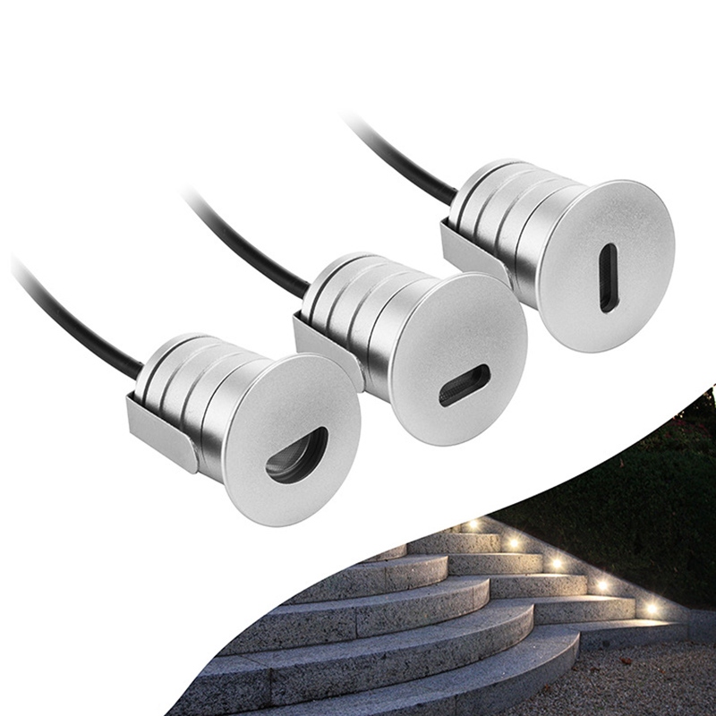 

DC12V 1W IP67 LED Recessed Household Stair Lights led Wall Sconce Lighting Aluminum Outdoor Indoor In Step Lamp Stairway Lamps