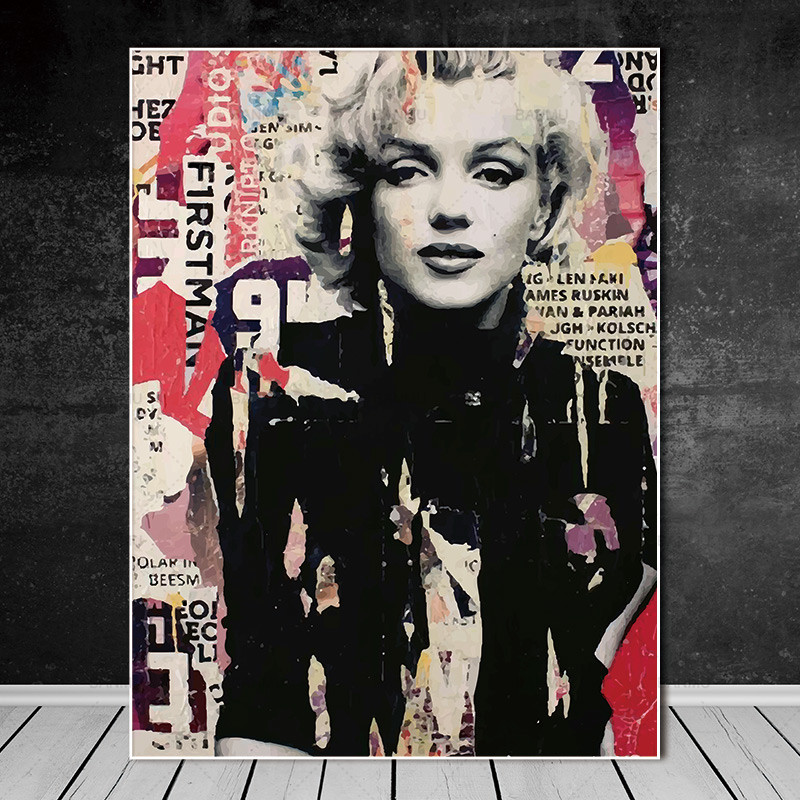 Marilyn Monroe Movie Wall Poster Retro Vintage Print Art Painting Room Pinup USA