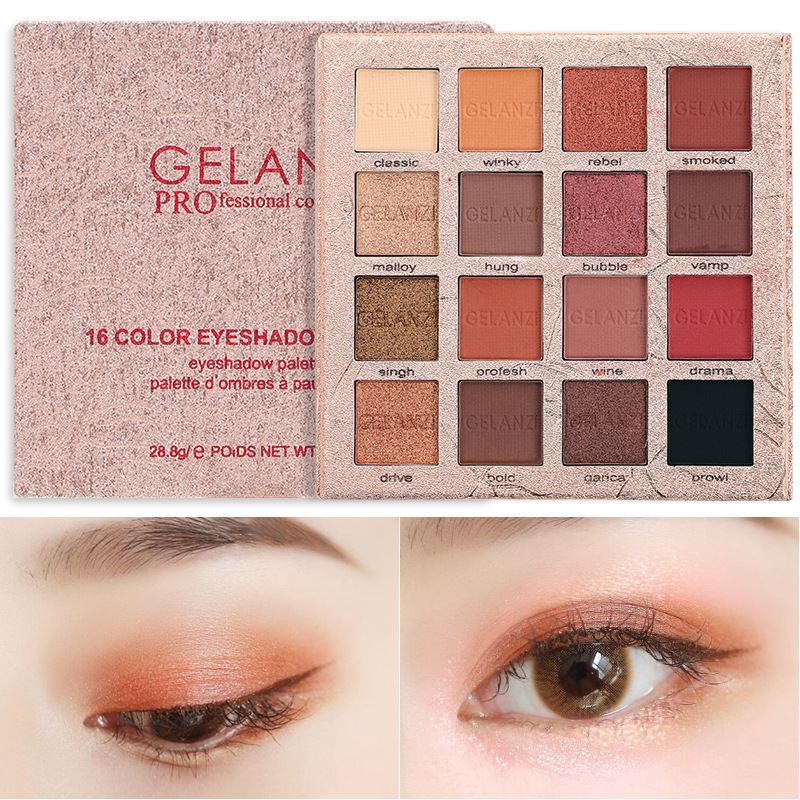 

16 Colors Eye Shadow Makeup Charming Eyes Matte Pearlescent