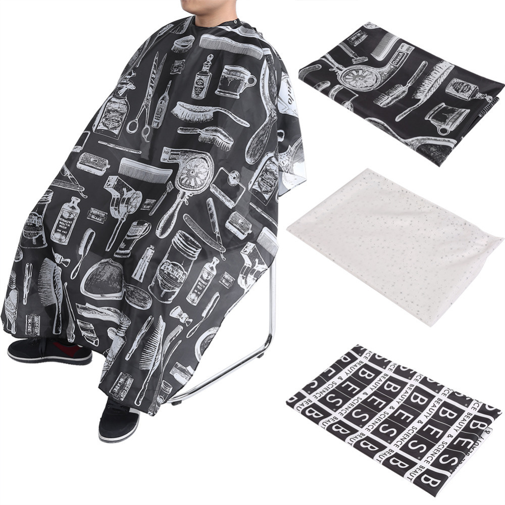 

3 Patterns Hairdresser Apron Haircut Cape Waterproof Cloth Hair Cutting Cape Hairdressing Salon Styling Gown Barber Cape