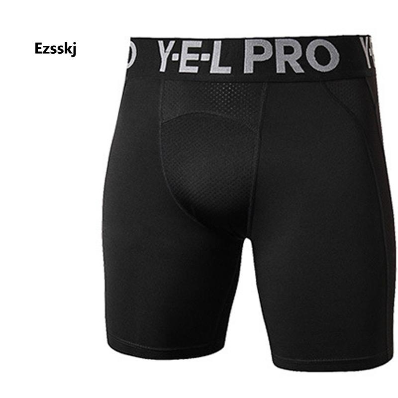 

Ezsskj Mens Boys Compression Base Layer Bottoms UnderWear Shorts PRO Athletic Apparel Stretch Elasticity Tights Shorts Black, Blue